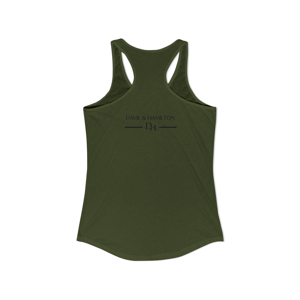 KEEP SHOWING UP: Women's Ideal Racerback Tank