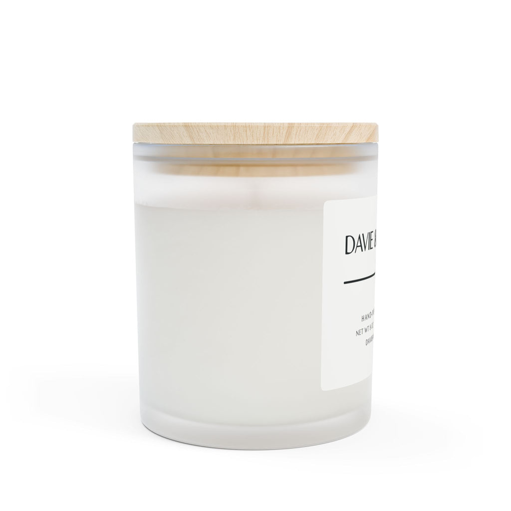 Davie & Hamilton Frosted Glass Candle