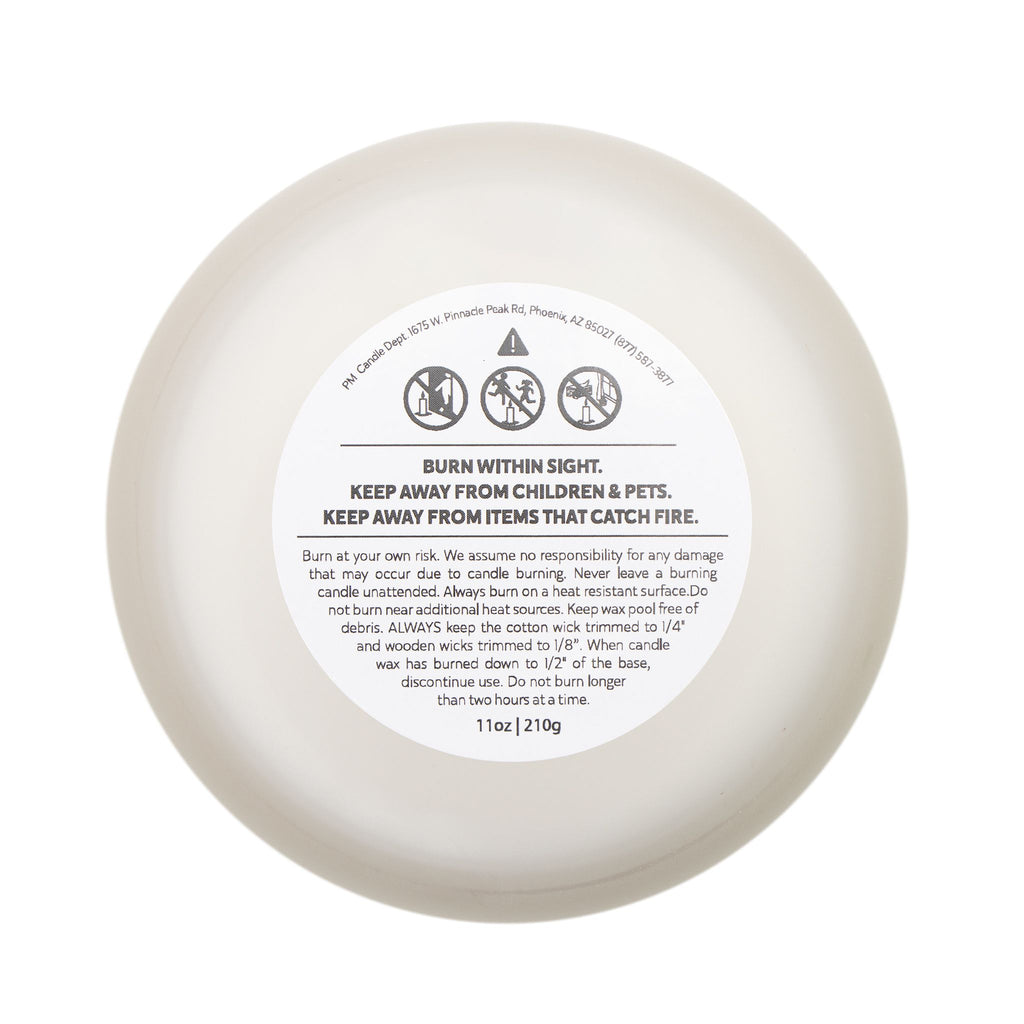 Davie & Hamilton Frosted Glass Candle