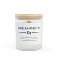 Davie & Hamilton Frosted Glass Candle
