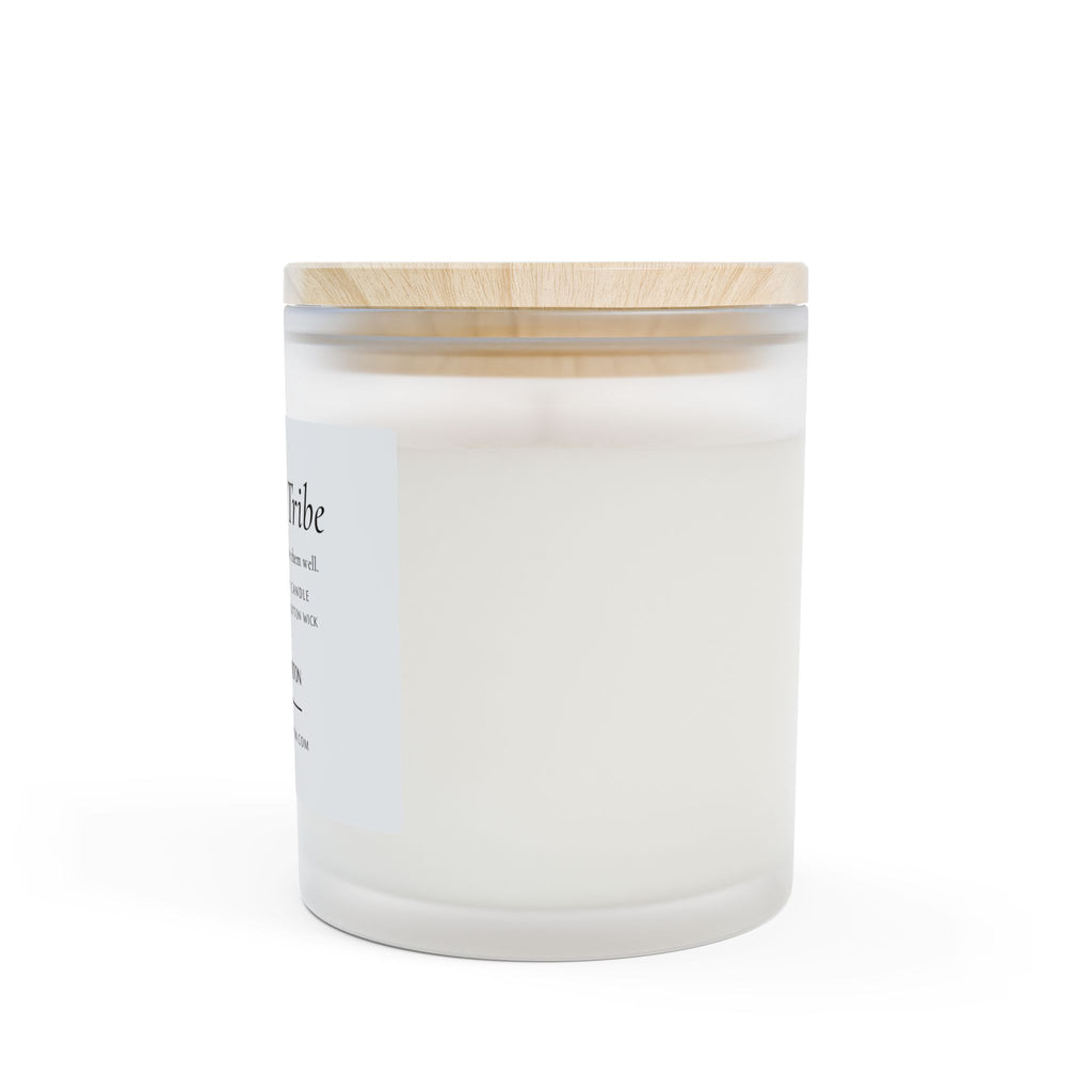 Love My Tribe Frosted Glass Candle — 11oz Personalized Scented Candle (Davie & Hamilton)