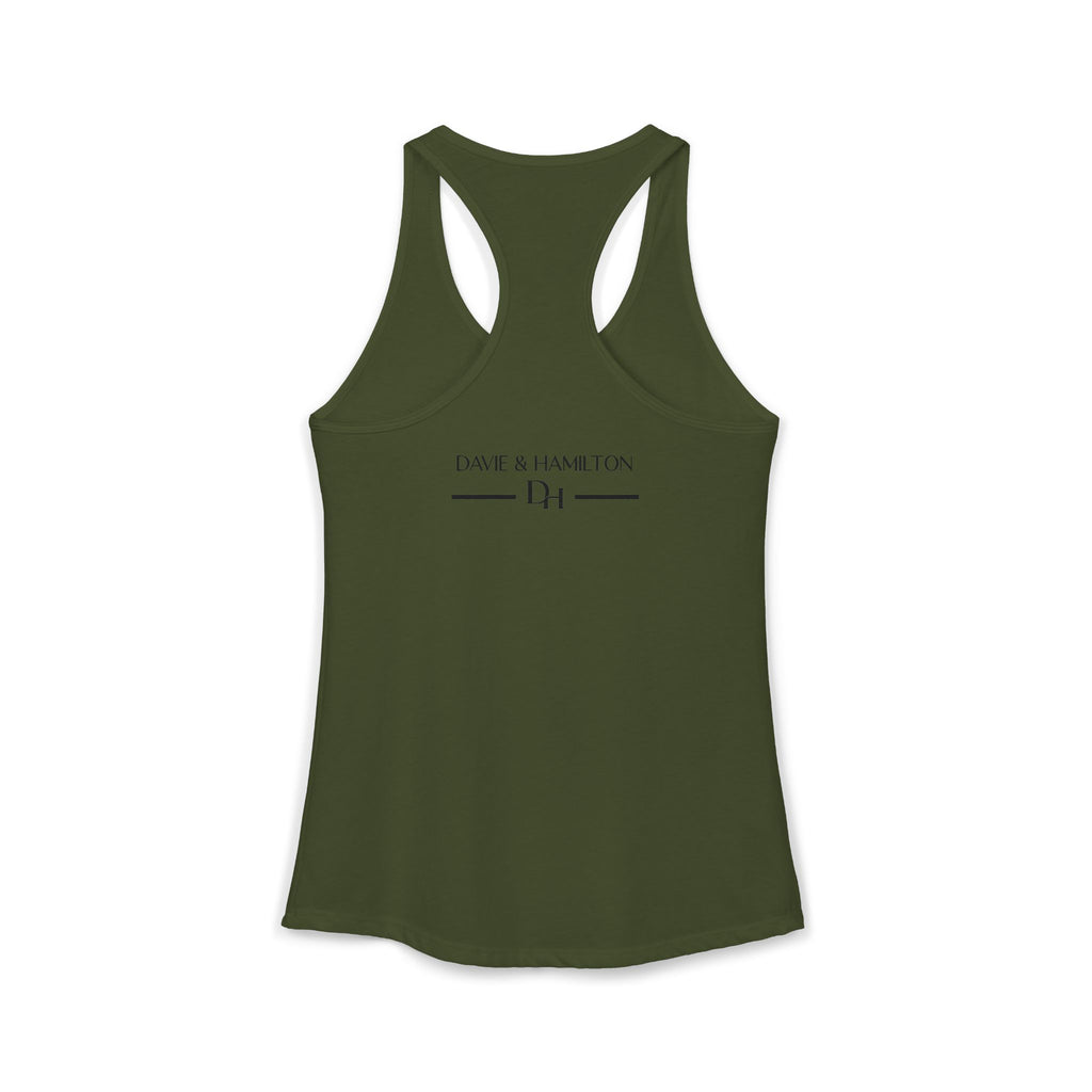 KEEP SHOWING UP: Women's Ideal Racerback Tank