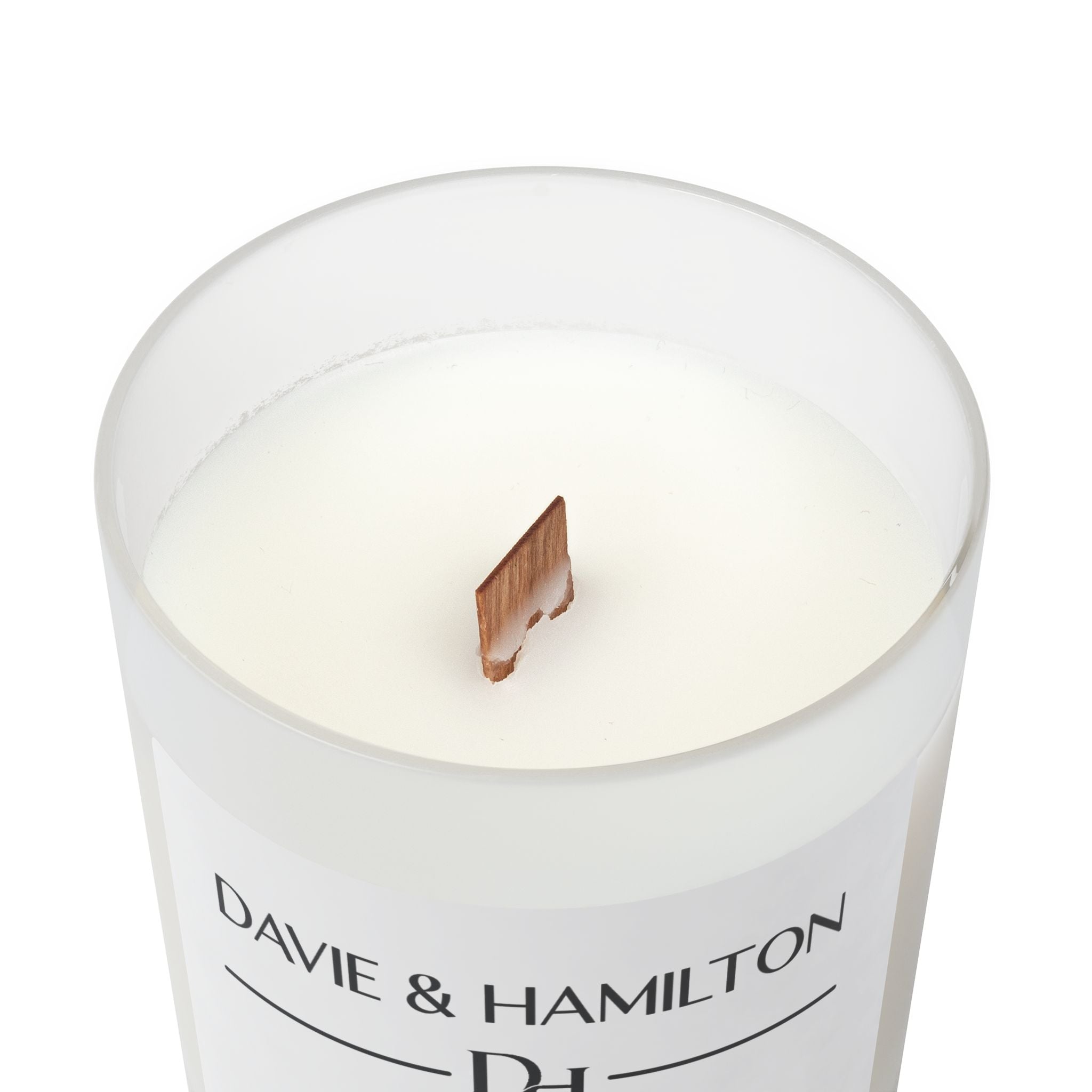 Davie & Hamilton Frosted Glass Candle