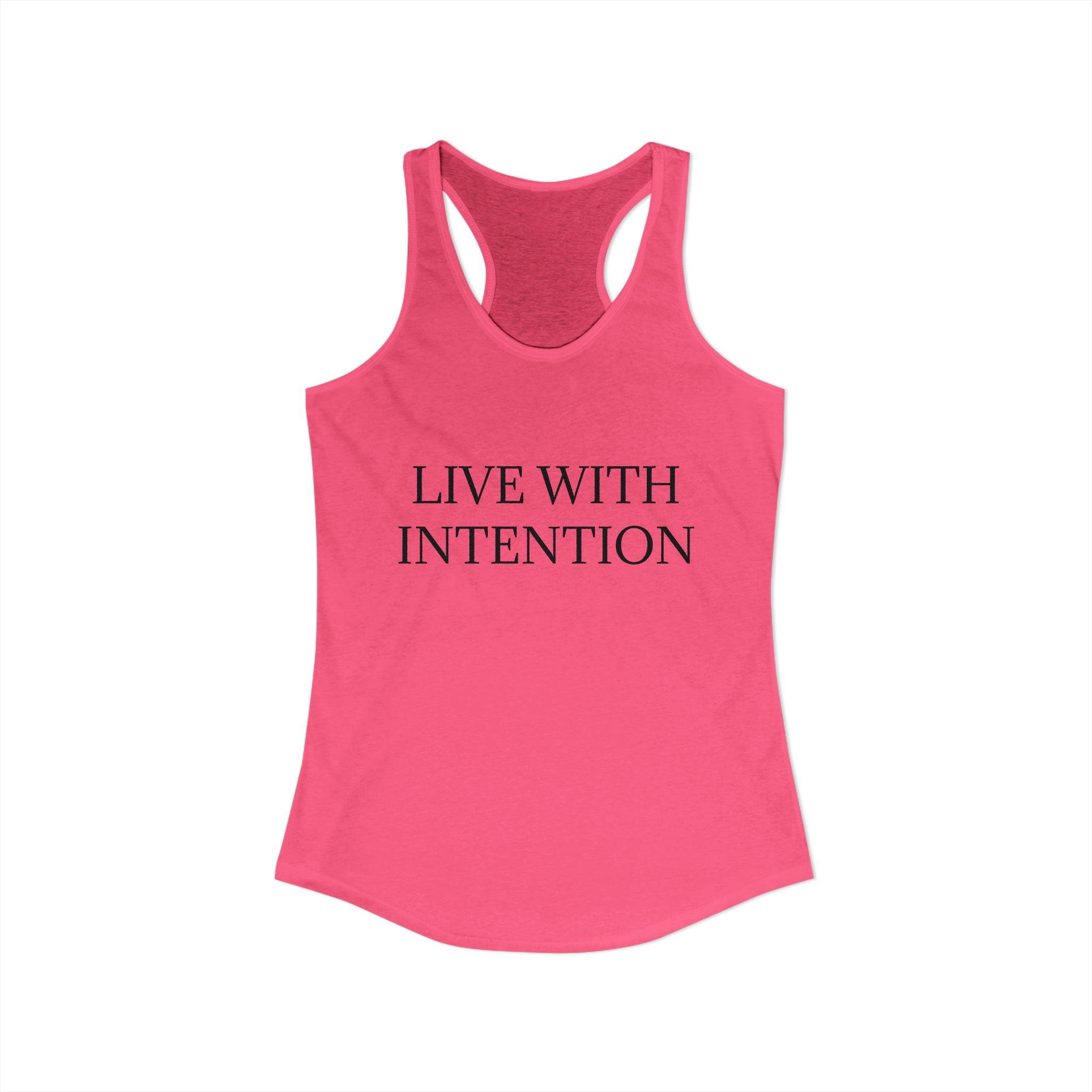 LIVE WITH INTENTION : Women's Ideal Racerback Tank