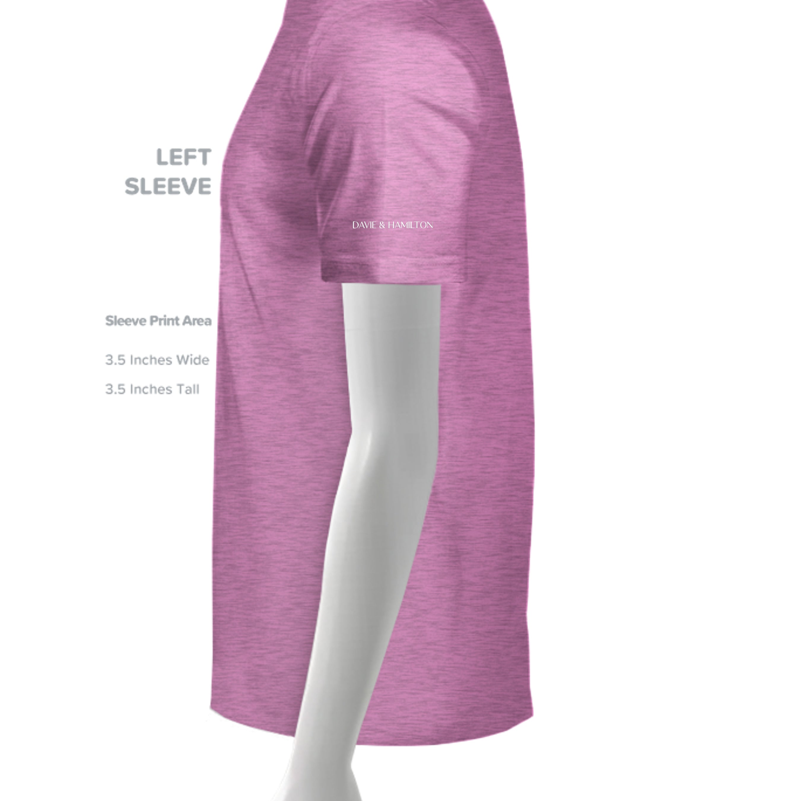 HEATHER RADIANT ORCHID - G500 - SLEEVE_LEFT